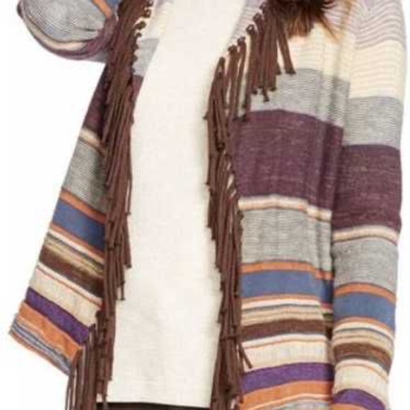 RALPH LAUREN AZTEC WRAP SWEATER